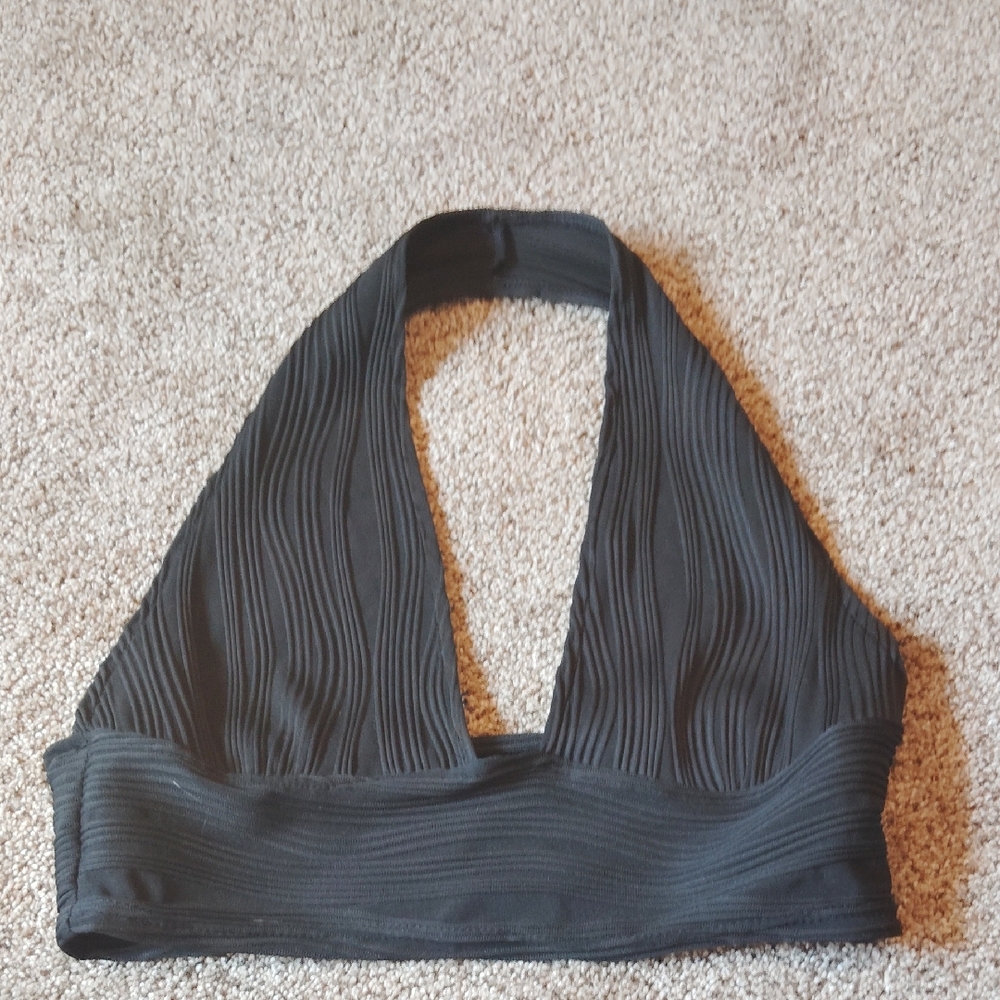 Black Halter Top